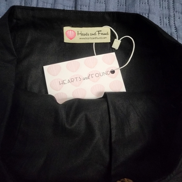 Hearts and Found curtsie playsuit set in black XS - Picture 8 of 13